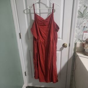 Old Navy Terracotta Midi Dress